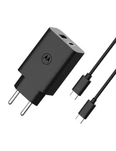 Motorola SJMC502 Turbopower Cargador de Smartphone USB-C Carga Rápida 50W Negro-AATCAT0390