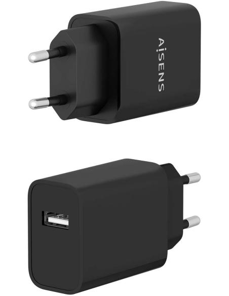 Aisens A110-0854 Cargador USB-A 10 W Negro