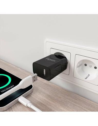 Aisens A110-0854 Cargador USB-A 10 W Negro