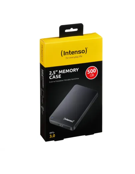 Intenso 6021530 Memory Case 500GB 2.5" USB-A 3.0 Negro