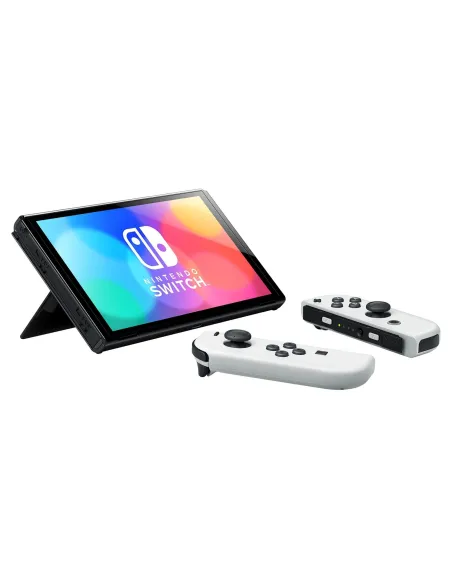 Nintendo Switch OLED Blanca + Super Mario Bros Wonder + 12 Meses Nintendo Switch Online