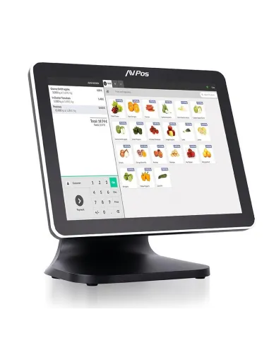 Avpos K5000 Intel Core i7/8GB/128GB/15" Táctil FreeDOS