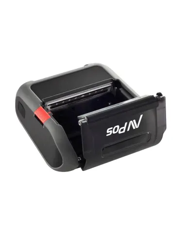 AVPos MLP900B Impresora Térmica Portátil de Etiquetas USB/Bluetooth Negra