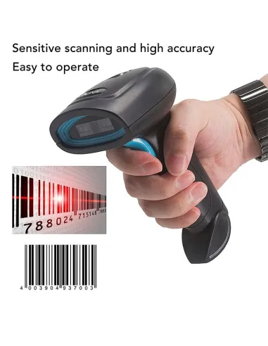 AVPos WI93 Lector Códigos de Barras 1D/2D CMOS Negro