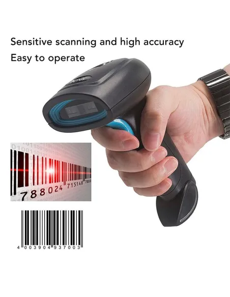 AVPos WI93 Lector Códigos de Barras 1D/2D CMOS Negro