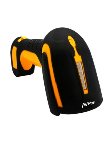AVPos BT31 Rugerizado Lector de Códigos de Barras 1D/2D Negro/Amarillo