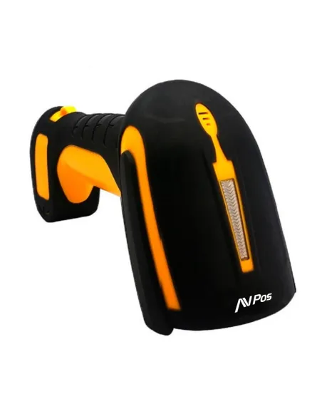 AVPos BT31 Rugerizado Lector de Códigos de Barras 1D/2D Negro/Amarillo