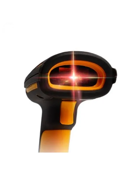 AVPos BT31 Rugerizado Lector de Códigos de Barras 1D/2D Negro/Amarillo