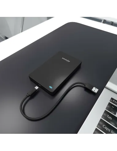Aisens ASE-2542B Caja Externa para Disco Duro de 2.5" USB-C Negro