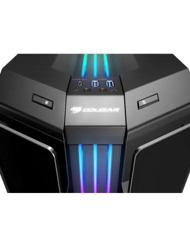 Cougar Gemini T Pro ARGB Midi-Tower Cristal Templado USB 3.2 Negra