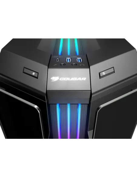 Cougar Gemini T Pro ARGB Midi-Tower Cristal Templado USB 3.2 Negra