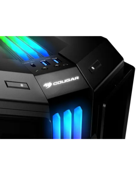Cougar Gemini T Pro ARGB Midi-Tower Cristal Templado USB 3.2 Negra