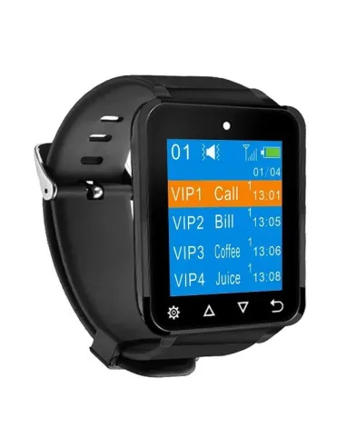Avpos W01 Reloj Avisador de Camareros Negro