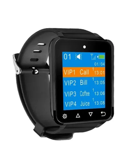 Avpos W01 Reloj Avisador de Camareros Negro