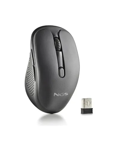 NGS Evojot Ratón Inalámbrico Recargable USB-A Negro