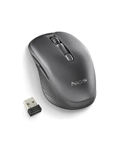 NGS Evojot Ratón Inalámbrico Recargable USB-A Negro
