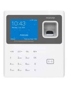 Anviz W1-ID Control Biometrico de Presencia Blanco-VIGI48998
