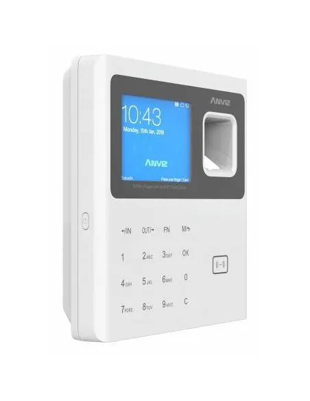 Anviz W1-ID Control Biometrico de Presencia Blanco