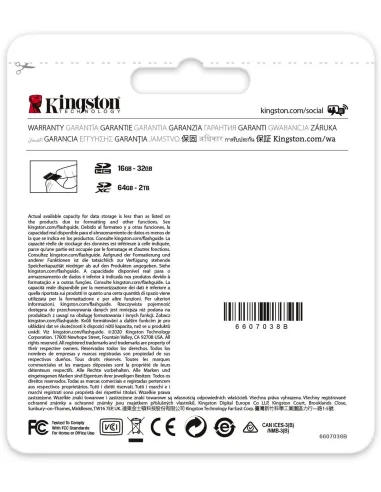 Kingston Canvas Go Plus SDXC 128GB UHS-I U3 V30 Clase 10