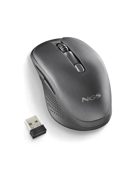 NGS Evopeep Ratón Inalámbrico Recargable Negro