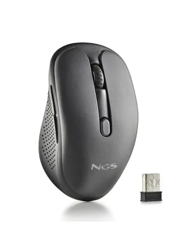 NGS Evopeep Ratón Inalámbrico Recargable Negro