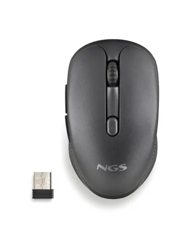 NGS Evopeep Ratón Inalámbrico Recargable Negro