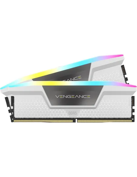 Corsair Vengeance RGB DDR5 5200MHz 64GB (2x32GB) CL40 Blanco