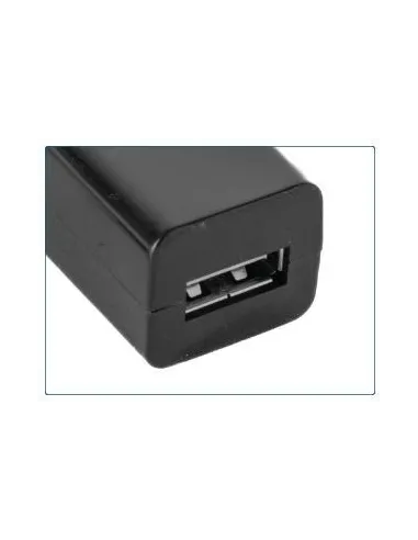 Hub USB Iggual IGG318997 Ampliador de puertos de USB-A a USB-A 4 Puertos Cable de 10 cm Acabado en Negro