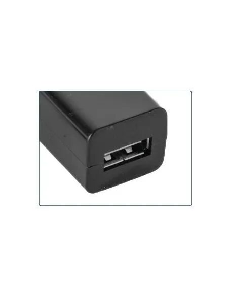Hub USB Iggual IGG318997 Ampliador de puertos de USB-A a USB-A 4 Puertos Cable de 10 cm Acabado en Negro