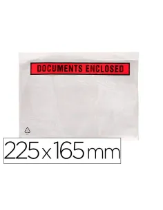 Q-Connect KF21729 Portadocumentos sin Ventana 100 Unidades Transparente-KF21729