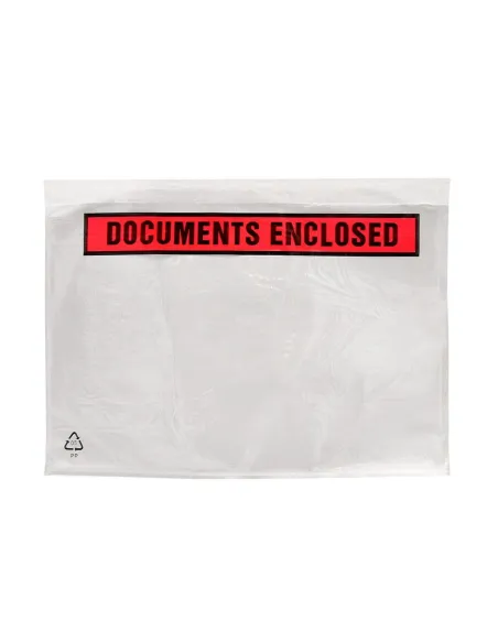 Q-Connect KF21729 Portadocumentos sin Ventana 100 Unidades Transparente