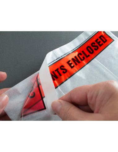 Q-Connect KF21729 Portadocumentos sin Ventana 100 Unidades Transparente