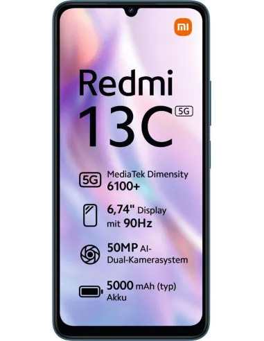 Xiaomi Redmi 13C 5G 4/128GB Azul