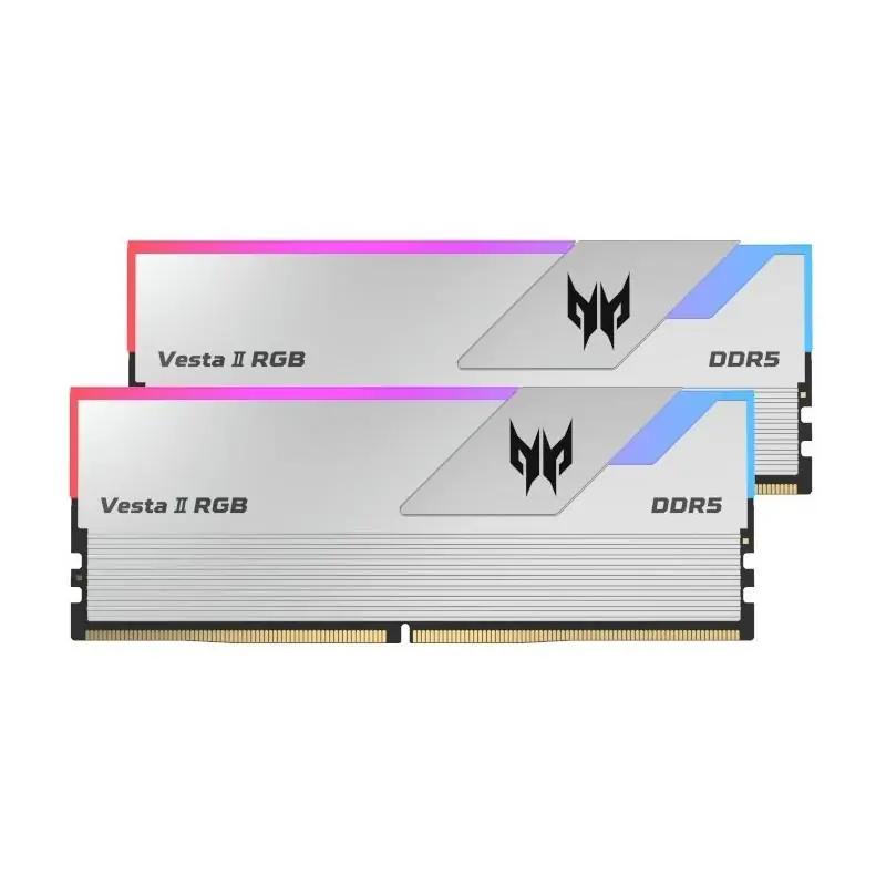 Acer Predator Vesta II RGB DDR5 6800MHz 32GB (2x16GB) CL32 Plata