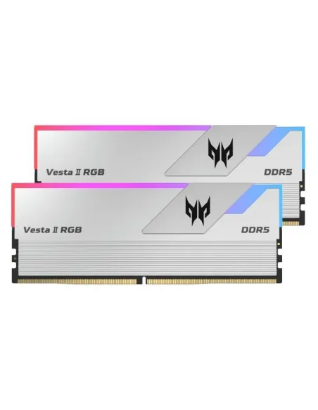Acer Predator Vesta II RGB DDR5 6400MHz 32GB (2x16GB) CL32 Plata