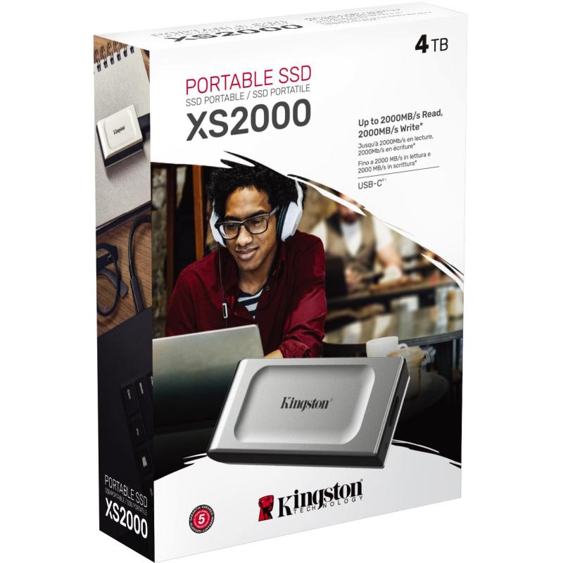 Kingston XS2000 SSD 4TB USB 3.2 tipo-C