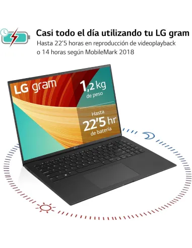 LG gram 16Z90R-E.AD78B Intel Evo Core i7-1360P/32GB/1TB SSD/RTX 3050/16" W11 Home