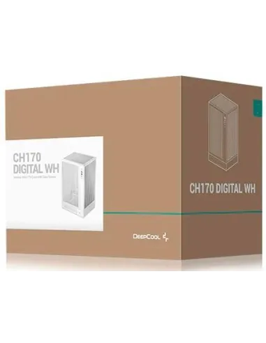 Deepcool CH170 DIGITAL Mini-ITX USB 3.0 Blanco