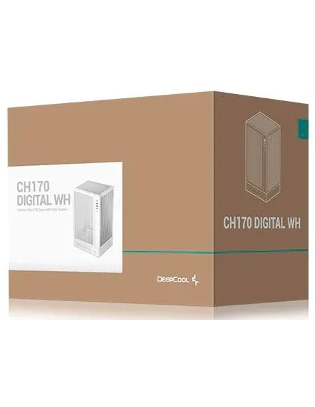 Deepcool CH170 DIGITAL Mini-ITX USB 3.0 Blanco
