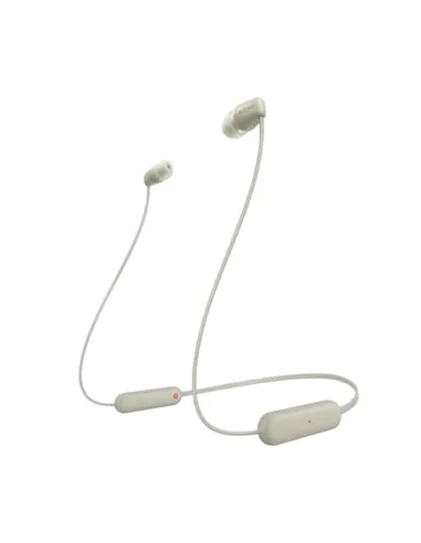Sony WI-C100 Auriculares Inalámbricos Bluetooth Beiges