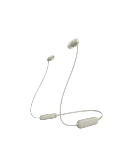 Sony WI-C100 Auriculares Inalámbricos Bluetooth Beiges