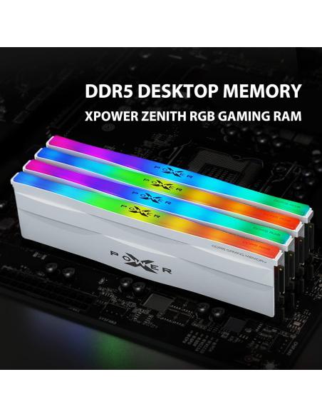 Silicon Power XPOWER RGB DDR5 6000MHz 32GB (2x16GB) CL30 Blanco