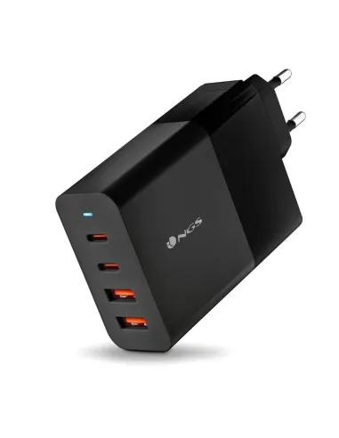 NGS BUD 100W Cargador USB-C/USB-A Negro