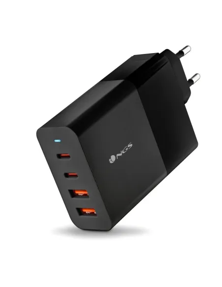 NGS BUD 100W Cargador USB-C/USB-A Negro