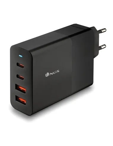 NGS BUD 100W Cargador USB-C/USB-A Negro