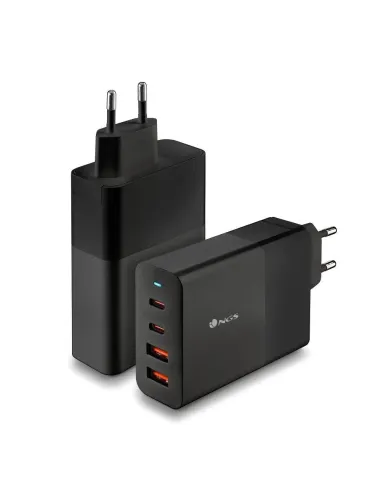 NGS BUD 100W Cargador USB-C/USB-A Negro
