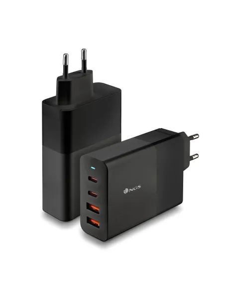 NGS BUD 100W Cargador USB-C/USB-A Negro