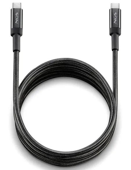 NGS KNOT 100W-2 Cable USB-C a USB-C Macho/Macho 2 M Negro