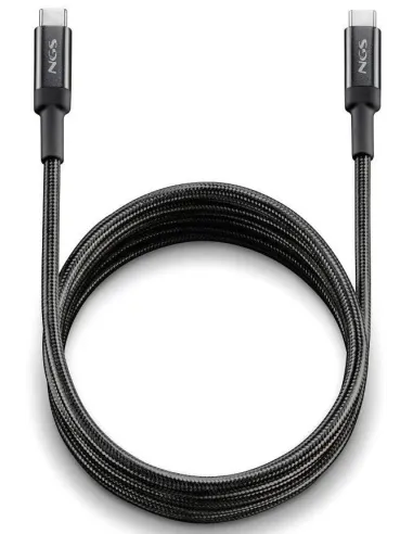 NGS KNOT 65W-2 Cable USB-C a USB-C Macho/Macho 2 M Negro