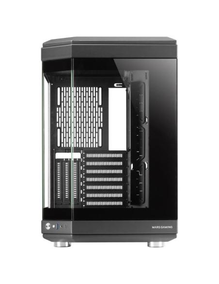 Mars Gaming MC-3T Semitorre ATX Triple Cristal Templado 3x Slots PCI Verticales USB-C 3.0 Negra